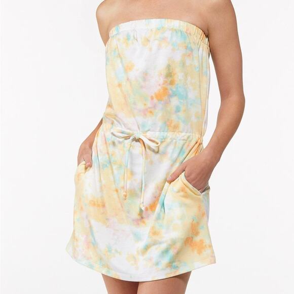 Cato CREAMPUFF PEACH Tie Dye Dress - Picture 1 of 9